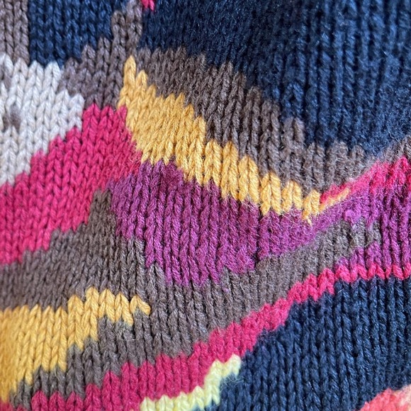 Design Options Thanksgiving Cardigan Black Turkey October Fall Colors Size Large - Picture 11 of 13